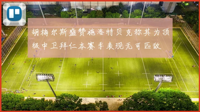 胡梅尔斯盛赞施洛特贝克称其为顶级中卫拜仁本赛季表现无可匹敌